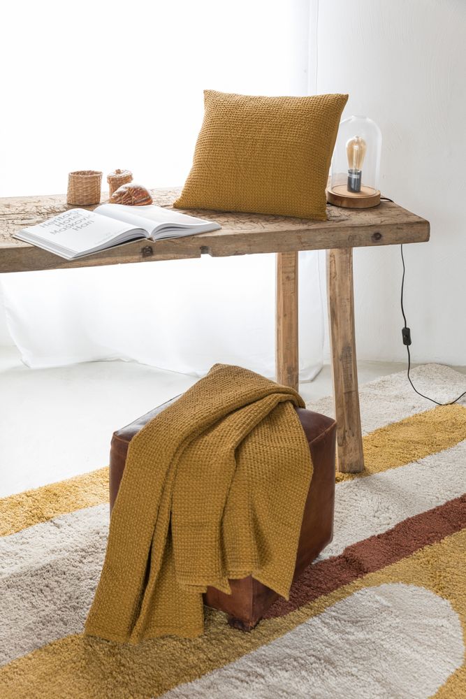 Cushions - Cushion Stonewashed Maia Bronze 30 X 50 - MAISON VIVARAISE – SDE VIVARAISE WINKLER
