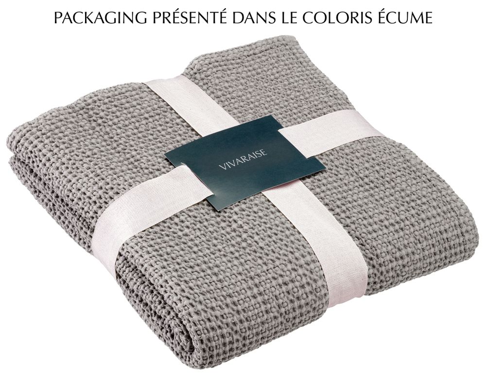 Throw blankets - Throw Stonewashed Maia Bronze 140 X 200 - MAISON VIVARAISE – SDE VIVARAISE WINKLER