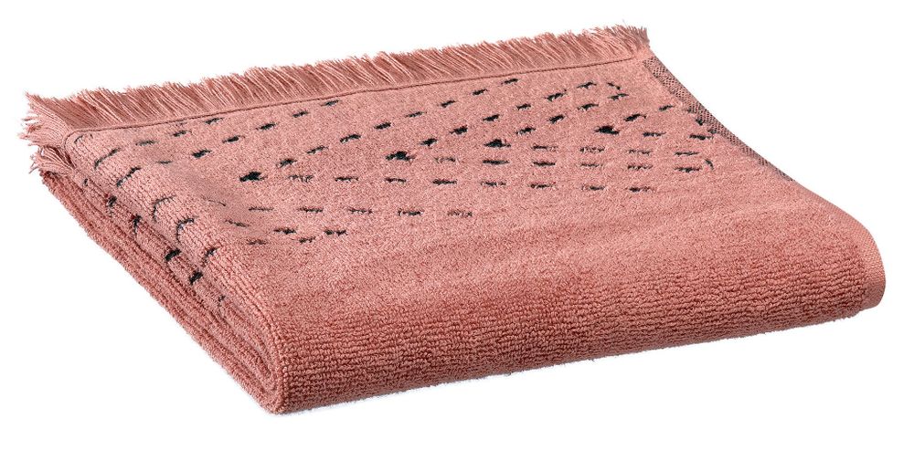 Serviettes de bain - Serviette de toilette Julia Blush 50 x 100 - MAISON VIVARAISE - SDE VIVARAISE WINKLER