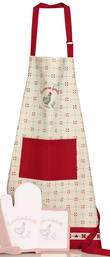 Aprons - Apron En Famille Ivoire 72 X 85 - MAISON VIVARAISE – SDE VIVARAISE WINKLER