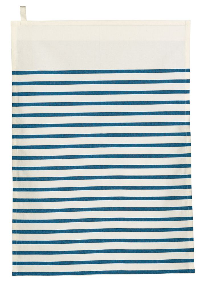 Torchons - Torchon Nalou Ivoire/bleu 50 x 70 - MAISON VIVARAISE - SDE VIVARAISE WINKLER