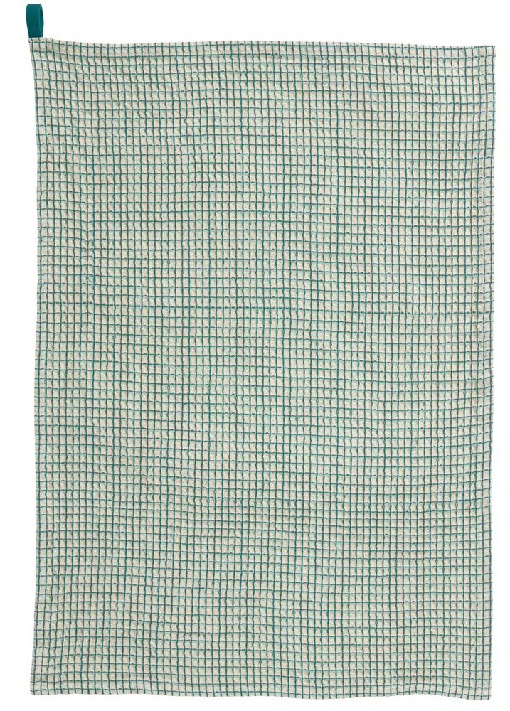 Torchons - Torchon nid d'abeilles Mumba Paon 50 x 70 - MAISON VIVARAISE – SDE VIVARAISE WINKLER