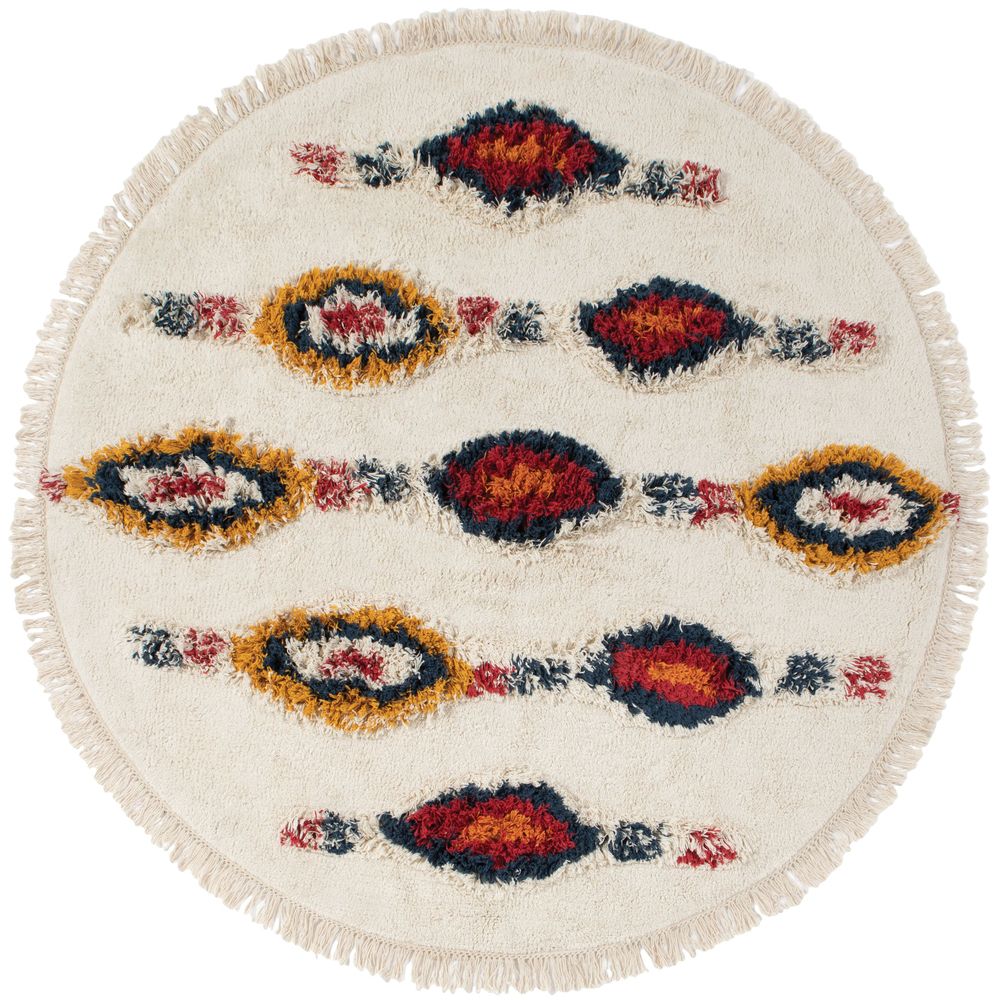 Tapis - Tapis Dorrigo Ivoire/multi Diamètre 160 cm - MAISON VIVARAISE - SDE VIVARAISE WINKLER