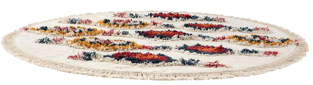 Tapis - Tapis Dorrigo Ivoire/multi Diamètre 160 cm - MAISON VIVARAISE - SDE VIVARAISE WINKLER