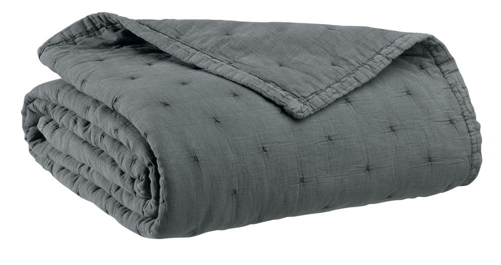 Throw blankets - Throw Ming Tonnerre 120 X 180 - MAISON VIVARAISE - SDE VIVARAISE WINKLER