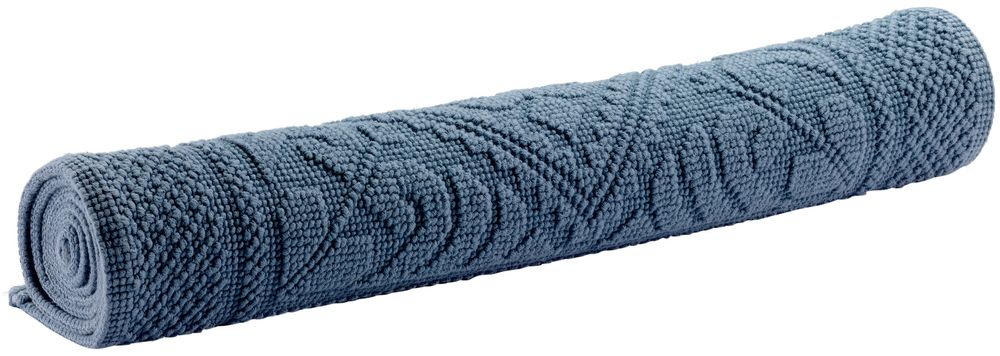Serviettes de bain - Tapis de bain uni Enzo Tempête 54 x 110 - MAISON VIVARAISE – SDE VIVARAISE WINKLER