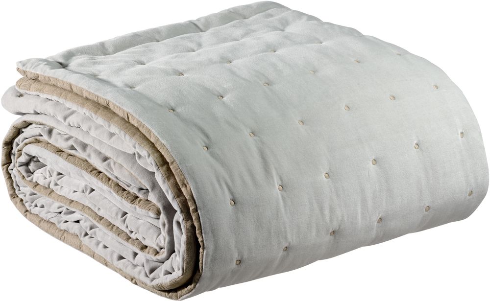 Bed linens - Bed Runner Elise Perle 90 X 240 - MAISON VIVARAISE – SDE VIVARAISE WINKLER