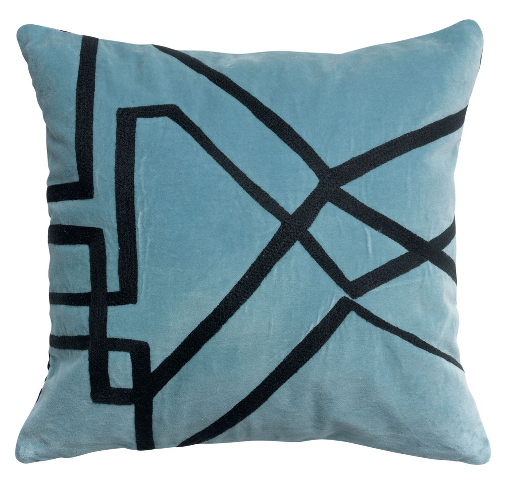 Cushions - Cushion Fara W/Emb Quartz 45 X 45 - MAISON VIVARAISE - SDE VIVARAISE WINKLER