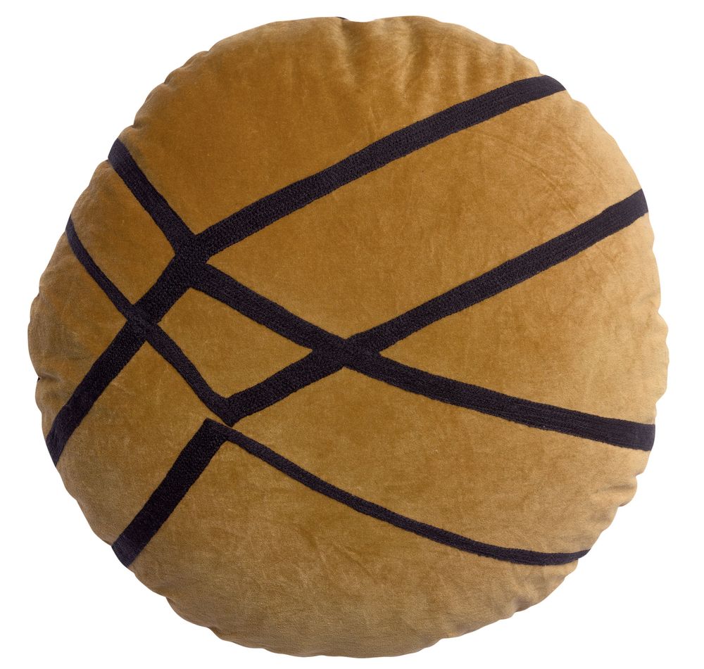 Cushions - Cushion Fara W/Emb Bronze Diameter 50 - MAISON VIVARAISE - SDE VIVARAISE WINKLER