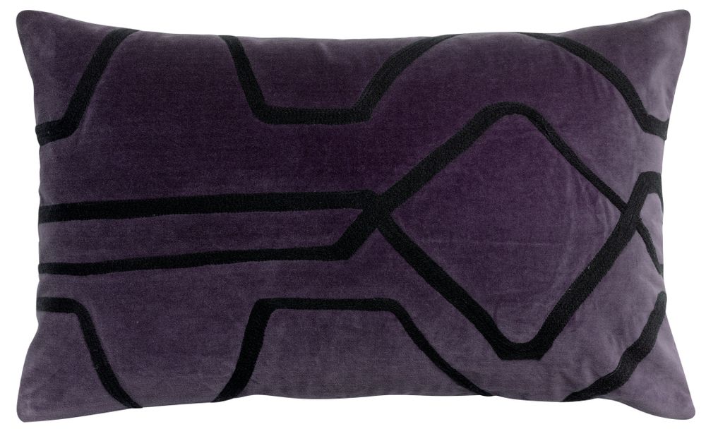Coussins - Coussin Fara brodé Raisin 40 x 65 - MAISON VIVARAISE - SDE VIVARAISE WINKLER