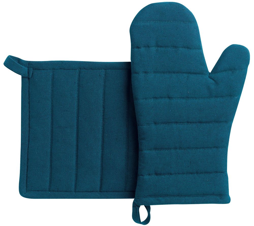 Maniques - Lot gant de cuisine/manique recyclé Jona Paon 15 x 30 - MAISON VIVARAISE – SDE VIVARAISE WINKLER