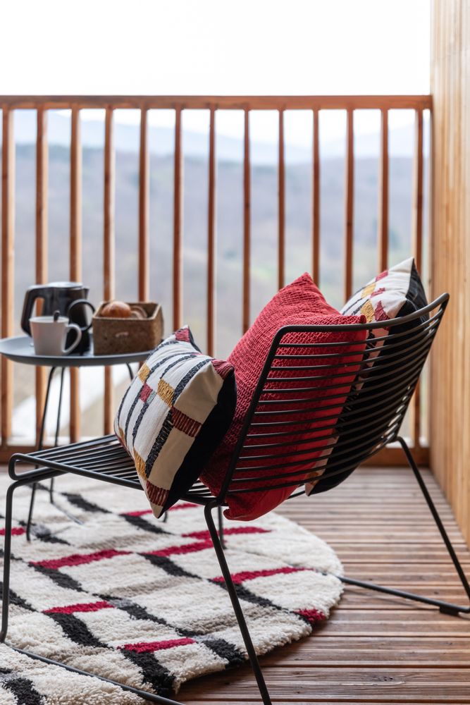 Tapis - Tapis Erika Neige diamètre 160 cm - MAISON VIVARAISE - SDE VIVARAISE WINKLER