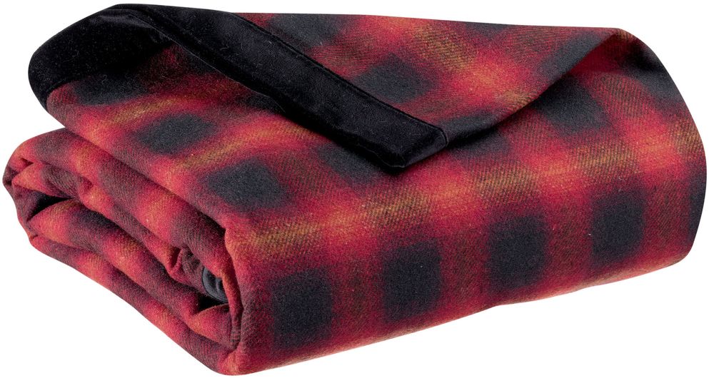 Throw blankets - Throw Lina Rubis 140 X 180 - MAISON VIVARAISE - SDE VIVARAISE WINKLER