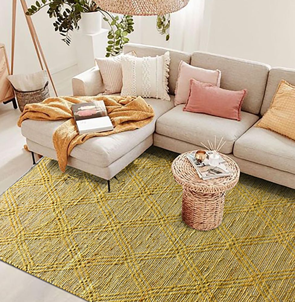 Tapis - Tapis Amaya Or 160 x 230 - MAISON VIVARAISE - SDE VIVARAISE WINKLER