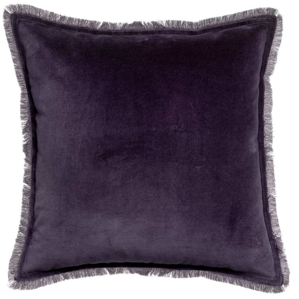 Coussins - Coussin uni Fara Raisin 45 x 45 - MAISON VIVARAISE – SDE VIVARAISE WINKLER
