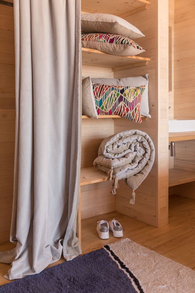 Rideaux et voilages - Rideau uni Elise Perle 140 x 280 - MAISON VIVARAISE – SDE VIVARAISE WINKLER