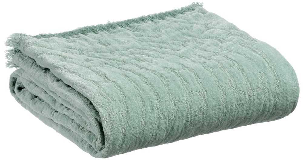 Plaids - Plaid Inès Opaline 130 x 170 - MAISON VIVARAISE – SDE VIVARAISE WINKLER
