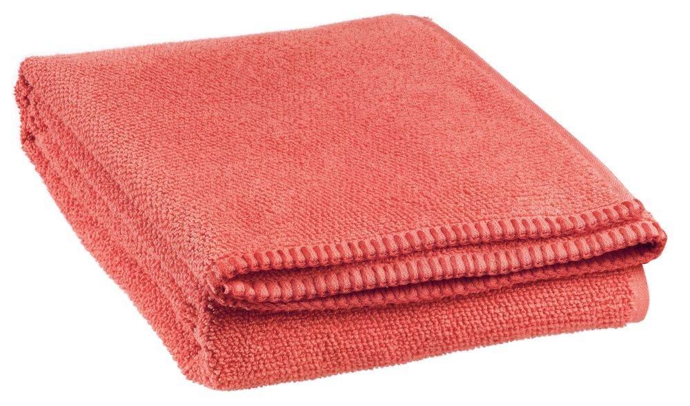 Bath towels - Bath Towel Bora Corail 70 X 130 - MAISON VIVARAISE – SDE VIVARAISE WINKLER