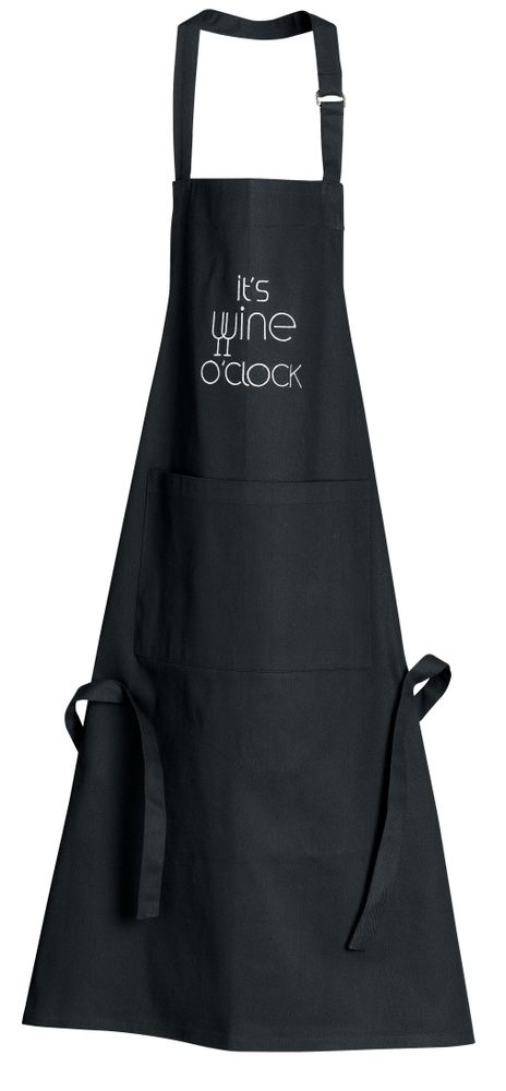 Tabliers de cuisine - Tablier de cuisine Wine Noir 90 x 75 - MAISON VIVARAISE - SDE VIVARAISE WINKLER
