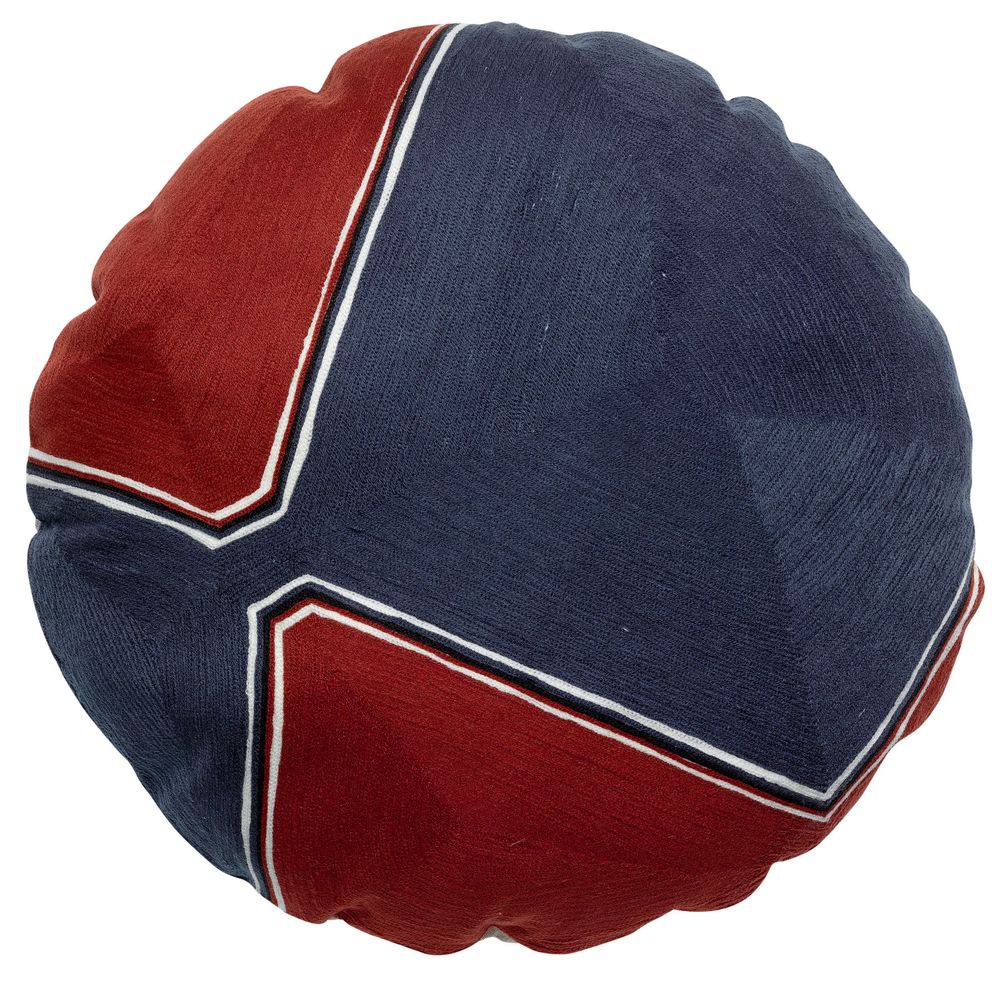 Coussins - Coussin Mila Rubis Diamètre 50 - MAISON VIVARAISE - SDE VIVARAISE WINKLER