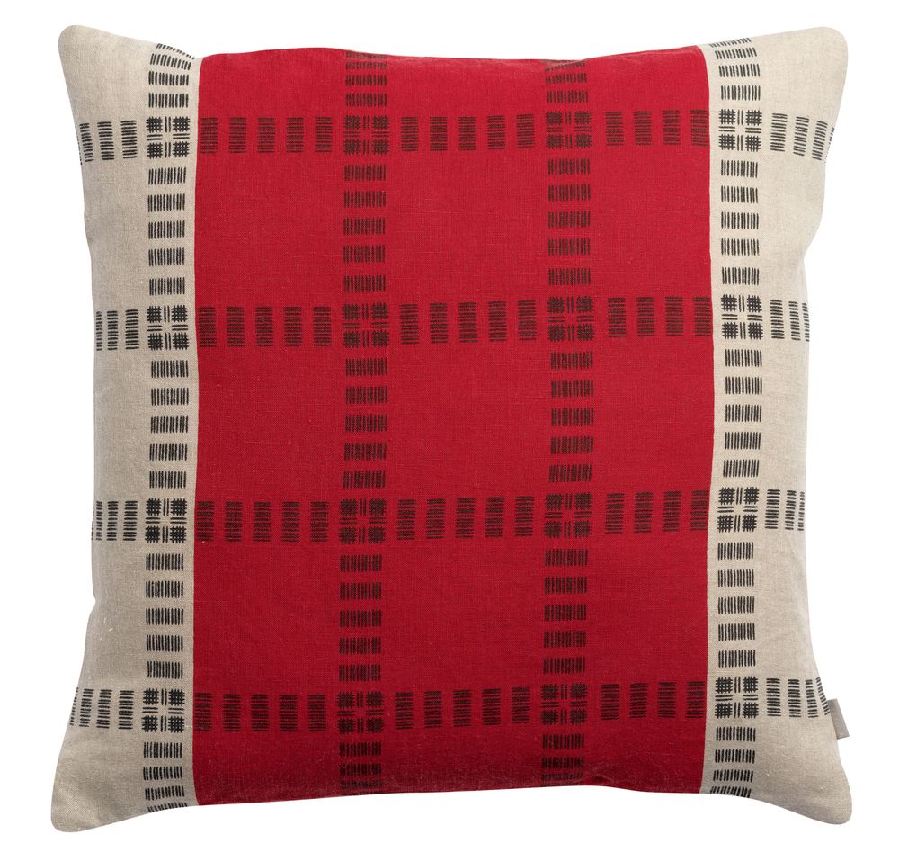 Cushions - Zeff Eden cushion Groseille 45 X 45 - MAISON VIVARAISE - SDE VIVARAISE WINKLER