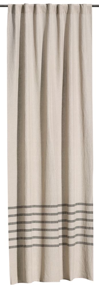 Rideaux et voilages - Rideau Zeff Eden Naturel 140 x 280 - MAISON VIVARAISE – SDE VIVARAISE WINKLER