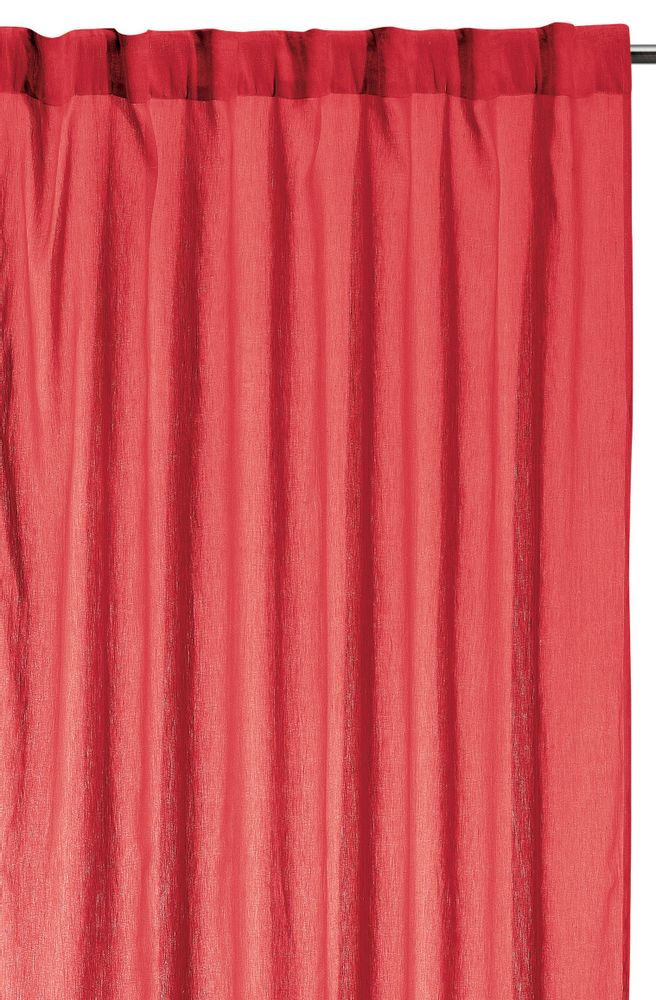 Rideaux et voilages - Rideau Zeff Groseille 140 x 280 - MAISON VIVARAISE – SDE VIVARAISE WINKLER