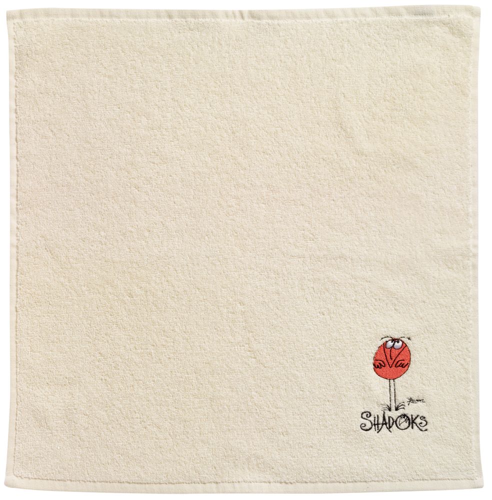 Torchons textile - Essuie-mains carré Shadoks Ivoire 50 x 50 - MAISON VIVARAISE – SDE VIVARAISE WINKLER