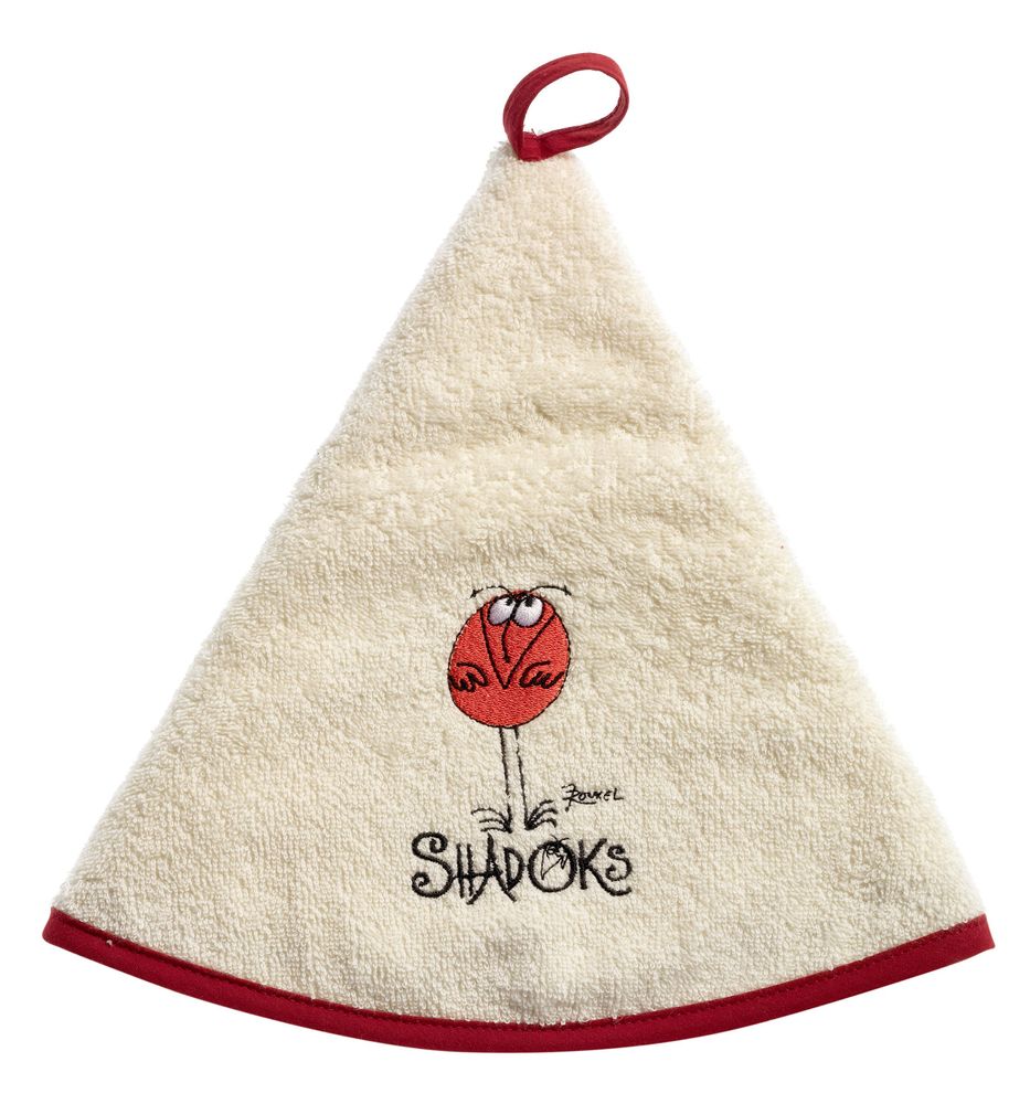 Torchons textile - Essuie-mains Shadoks Ivoire Diamètre 60 - MAISON VIVARAISE - SDE VIVARAISE WINKLER