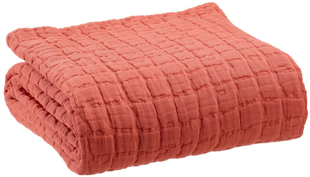 Linge de lit - Couvre-lit Swami Goyave 240 x 260 - MAISON VIVARAISE - SDE VIVARAISE WINKLER