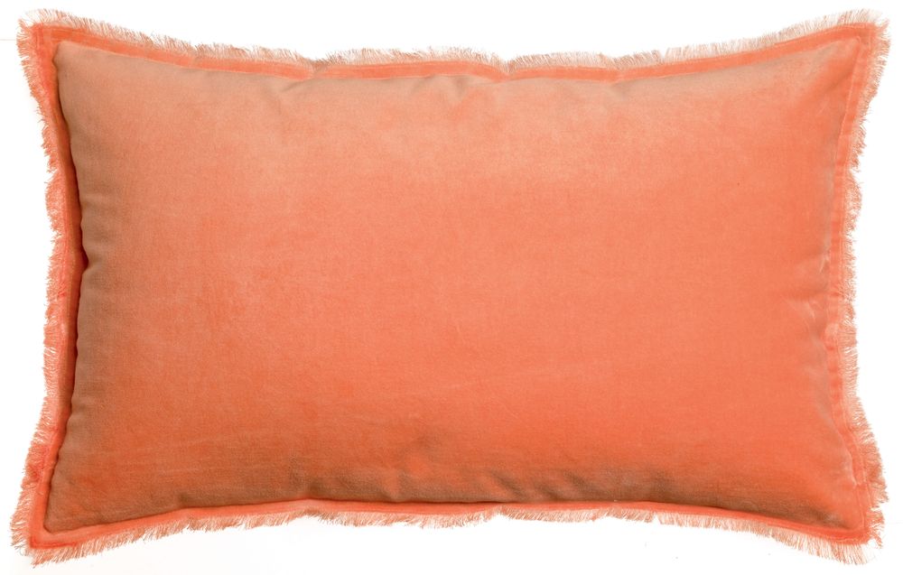 Coussins - Coussin uni Fara Goyave 40 x 65 - MAISON VIVARAISE – SDE VIVARAISE WINKLER