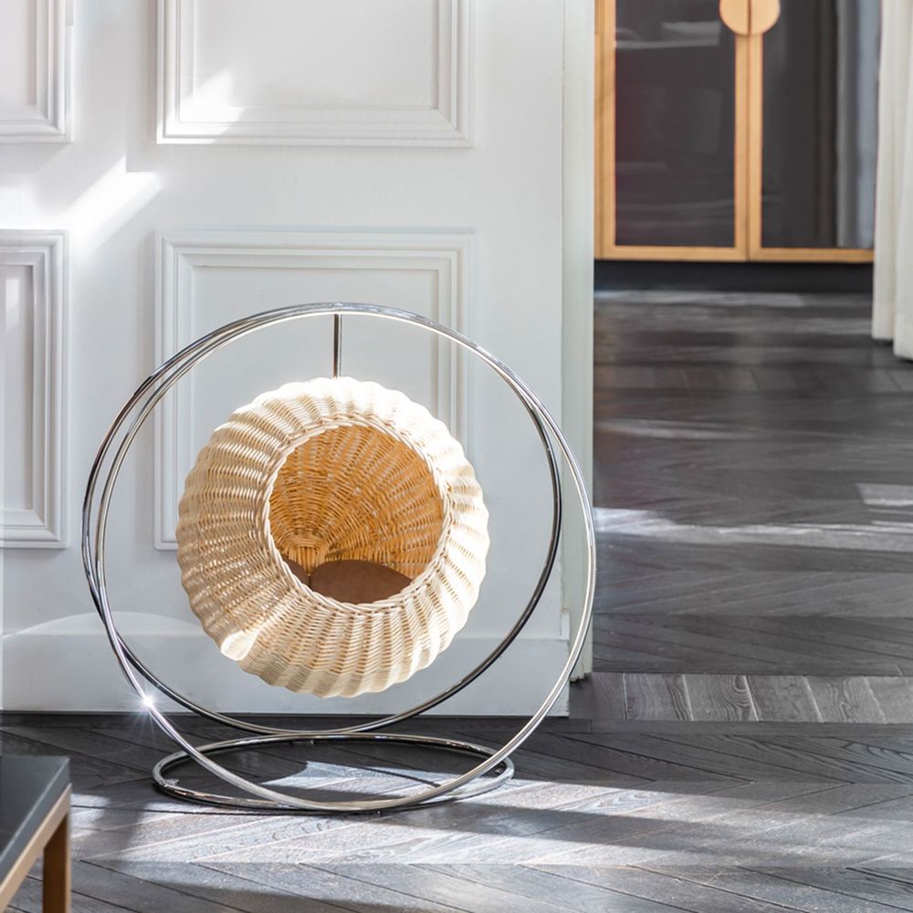 Design objects - SOLAR WICKER CAT BED - BOGAREL