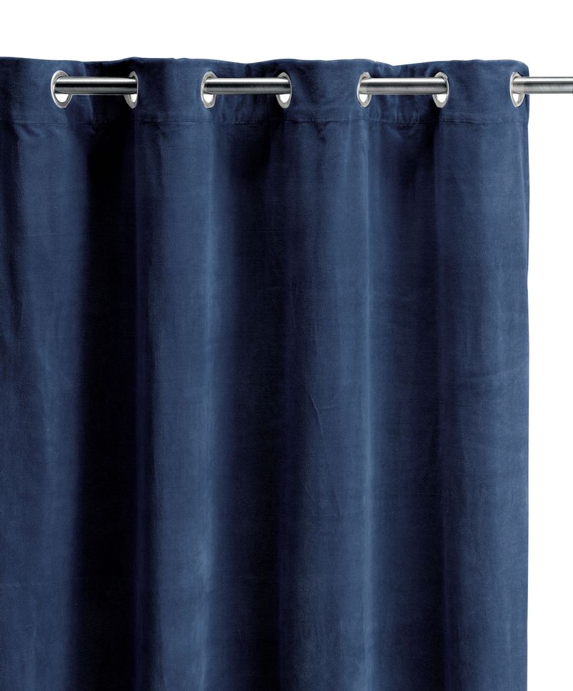 Curtains and window coverings - Curtain Elise Cobalt 140 X 280 - MAISON VIVARAISE – SDE VIVARAISE WINKLER