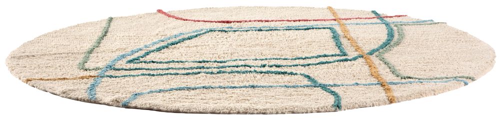 Tapis - Tapis Isac Multico diamètre 160 cm - MAISON VIVARAISE - SDE VIVARAISE WINKLER