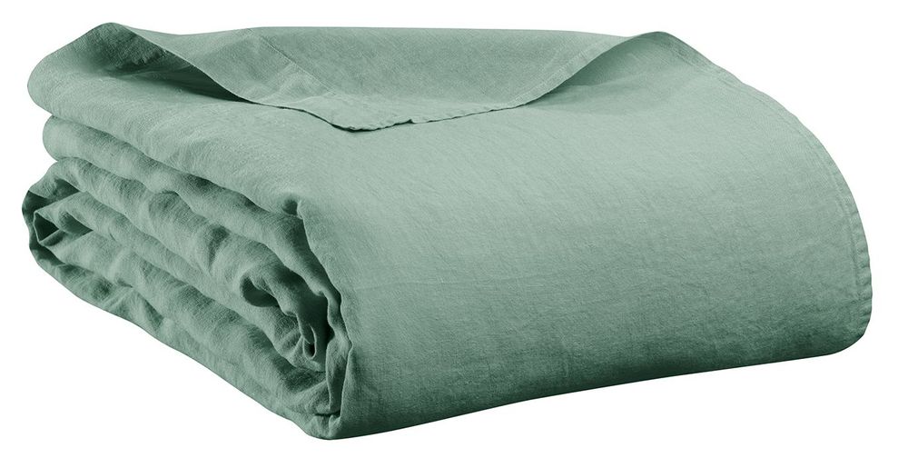 Bed linens - Flat Sheet Kala Sauge 240 X 300 - MAISON VIVARAISE – SDE VIVARAISE WINKLER