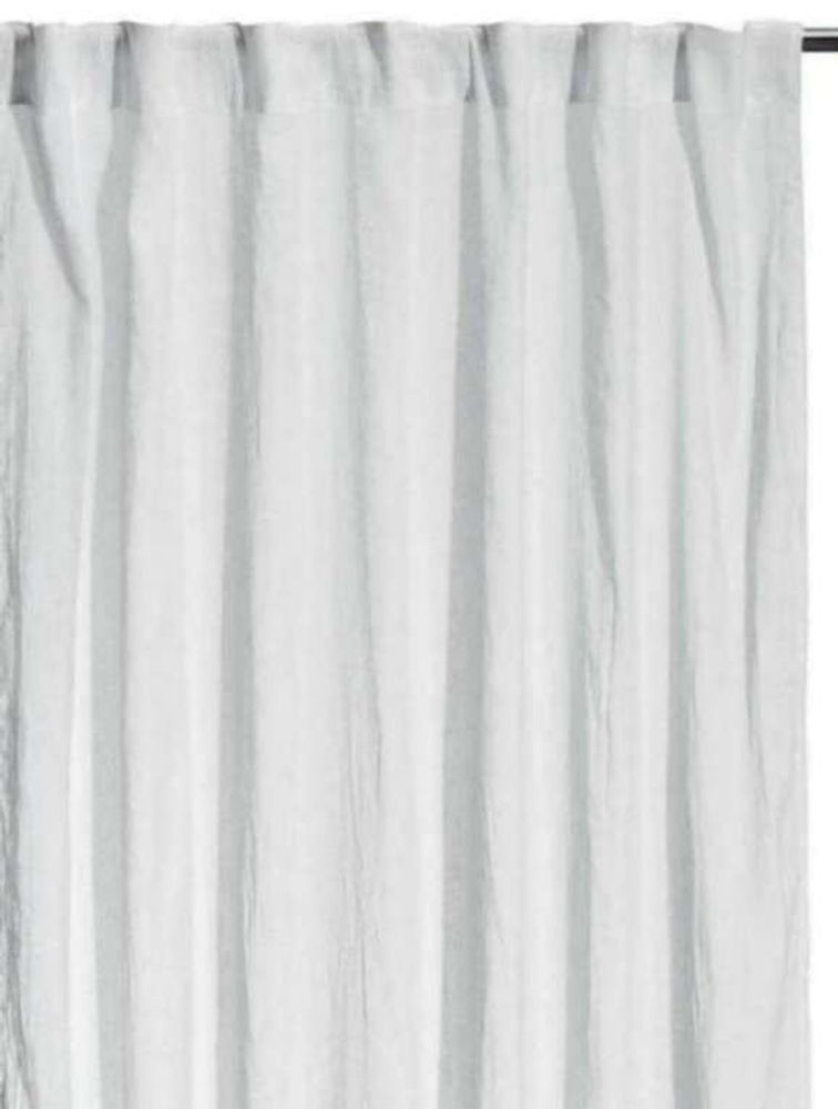 Curtains and window coverings - Curtain Stonewashed Zeff Blanc 140 X 280 - MAISON VIVARAISE – SDE VIVARAISE WINKLER