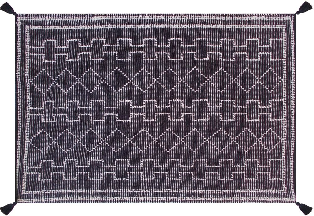 Tapis - Tapis Gimie Charbon/ivoire 190 x 290 - MAISON VIVARAISE - SDE VIVARAISE WINKLER