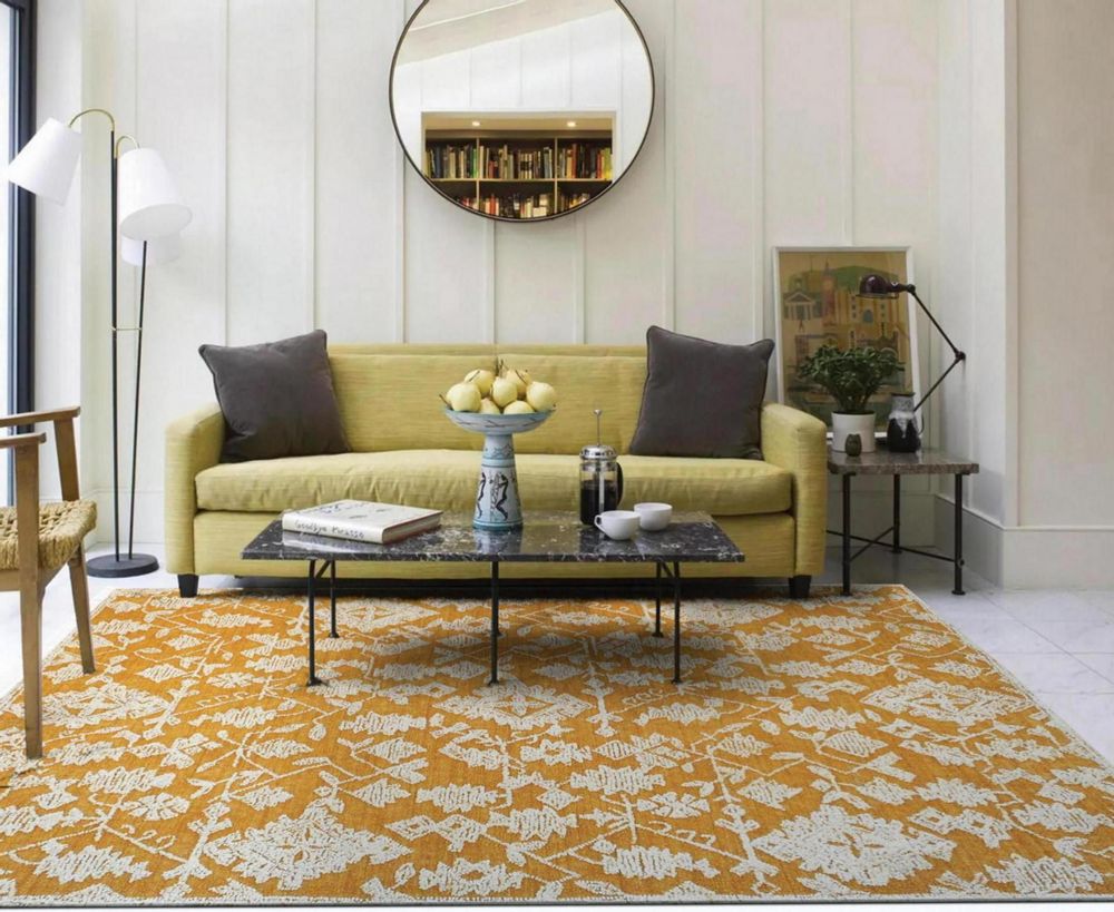 Tapis - Tapis Reni Or/ivoire 120 x 180 - MAISON VIVARAISE - SDE VIVARAISE WINKLER