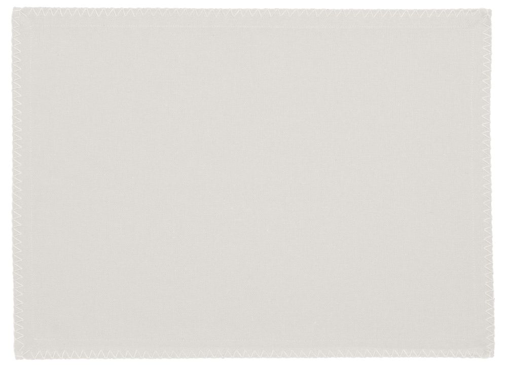 Sets de table - Lot de 4 sets de table recyclés Delia Ivoire 33 x 45 - MAISON VIVARAISE – SDE VIVARAISE WINKLER