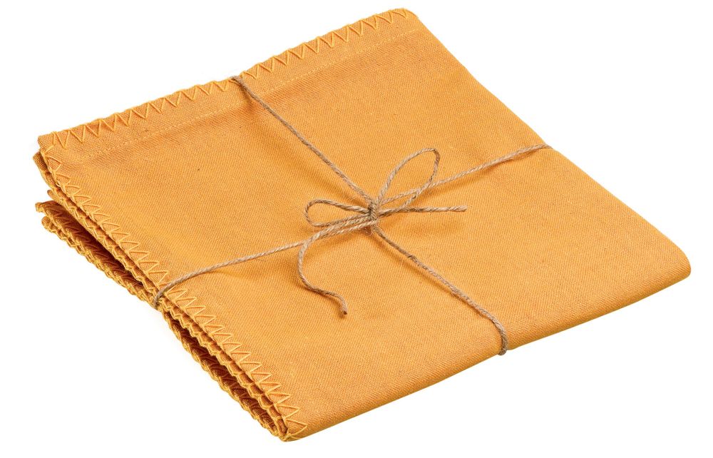 Linge de table textile - Chemin de table recyclé Delia Tournesol 45 x 170 - MAISON VIVARAISE - SDE VIVARAISE WINKLER