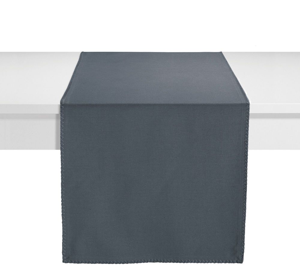 Linge de table textile - Chemin de table recyclé Delia Ombre 45 x 170 - MAISON VIVARAISE - SDE VIVARAISE WINKLER
