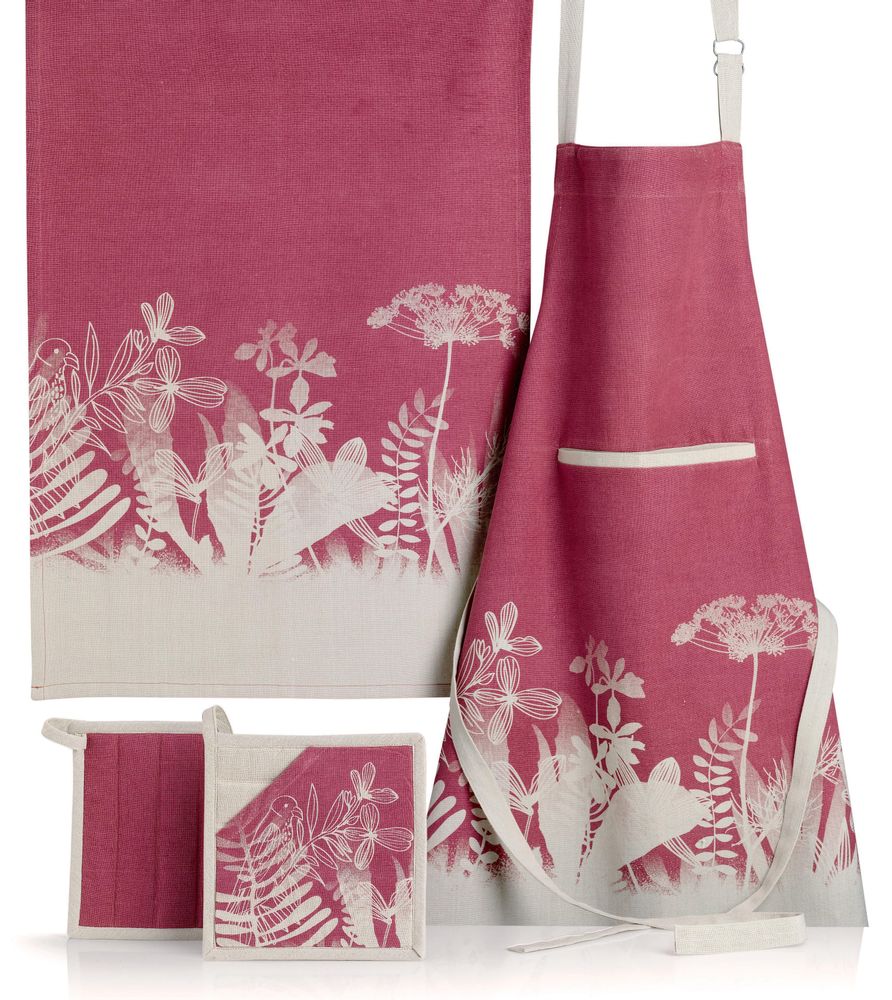 Tabliers de cuisine - Tablier de cuisine Bio Evaos Orchidée 72 x 85 - MAISON VIVARAISE – SDE VIVARAISE WINKLER