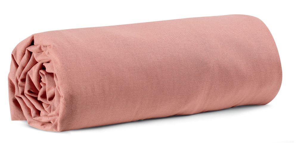 Bed linens - Fitted Sheet Calita Blush 180 X 200 X 30 - MAISON VIVARAISE - SDE VIVARAISE WINKLER