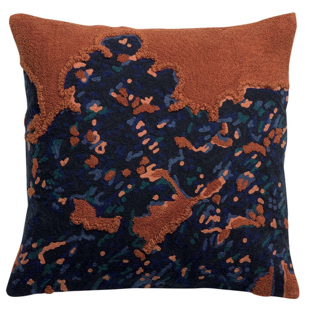Cushions - Cushion Mara Ginger 45 X 45 - MAISON VIVARAISE - SDE VIVARAISE WINKLER