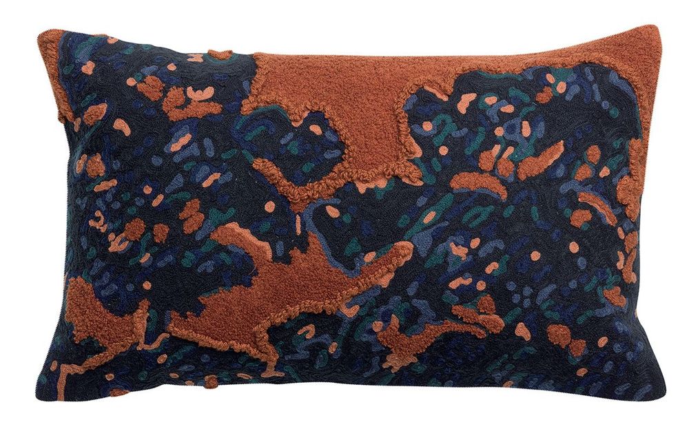 Coussins - Coussin Mara brodé Ginger 30 x 50 - MAISON VIVARAISE - SDE VIVARAISE WINKLER