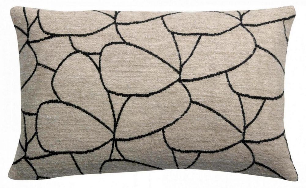 Cushions - Cushion Dany Blanc/Noir 40 X 65 - MAISON VIVARAISE - SDE VIVARAISE WINKLER