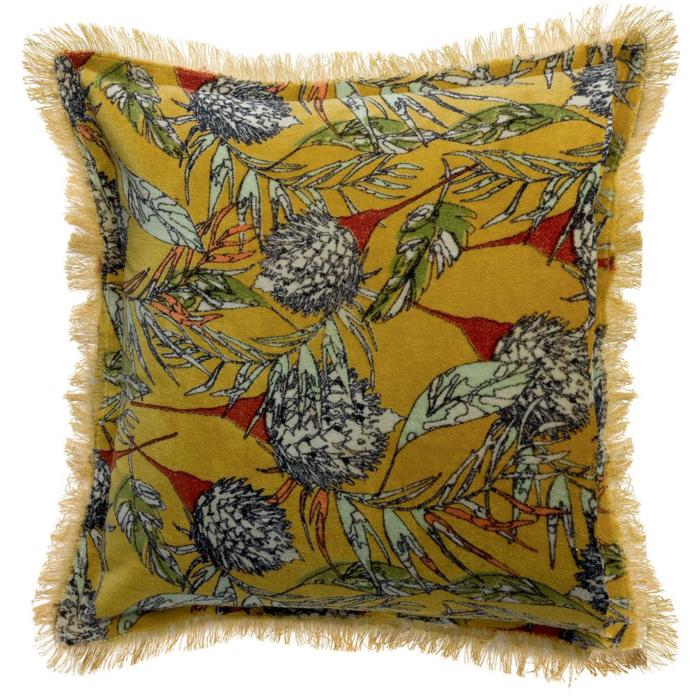 Coussins - Coussin Niki velours Bronze 45 x 45 - MAISON VIVARAISE - SDE VIVARAISE WINKLER