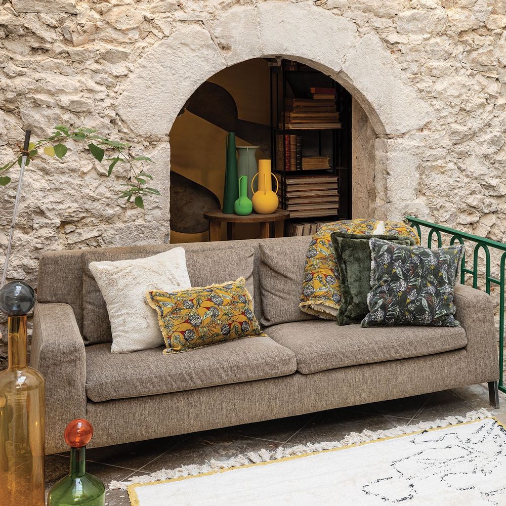 Cushions - Cushion Niki Velvet Bronze 40 X 65 - MAISON VIVARAISE - SDE VIVARAISE WINKLER
