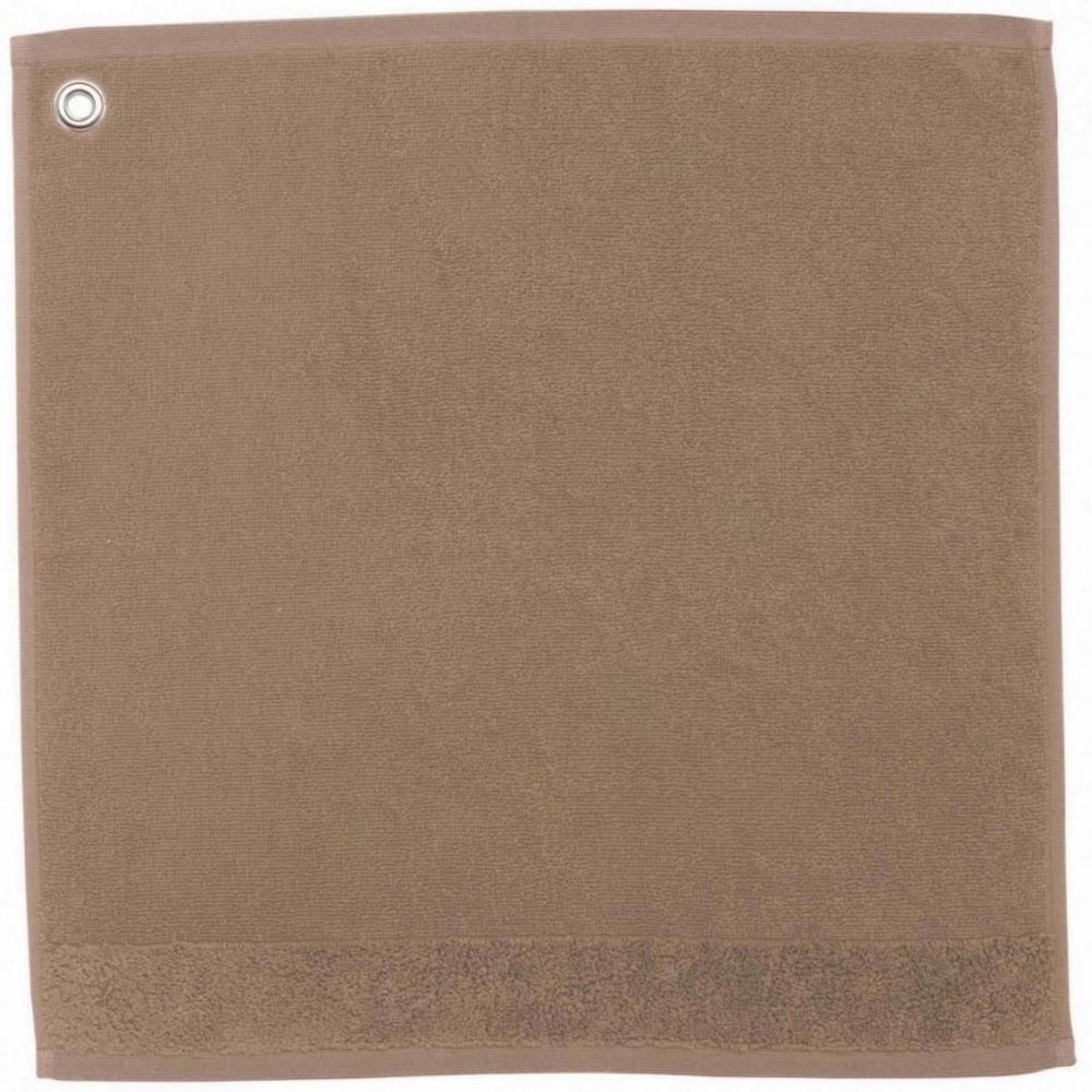 Torchons textile - Essuie-mains oeillet Curl Tabac 50 x 50 - MAISON VIVARAISE – SDE VIVARAISE WINKLER