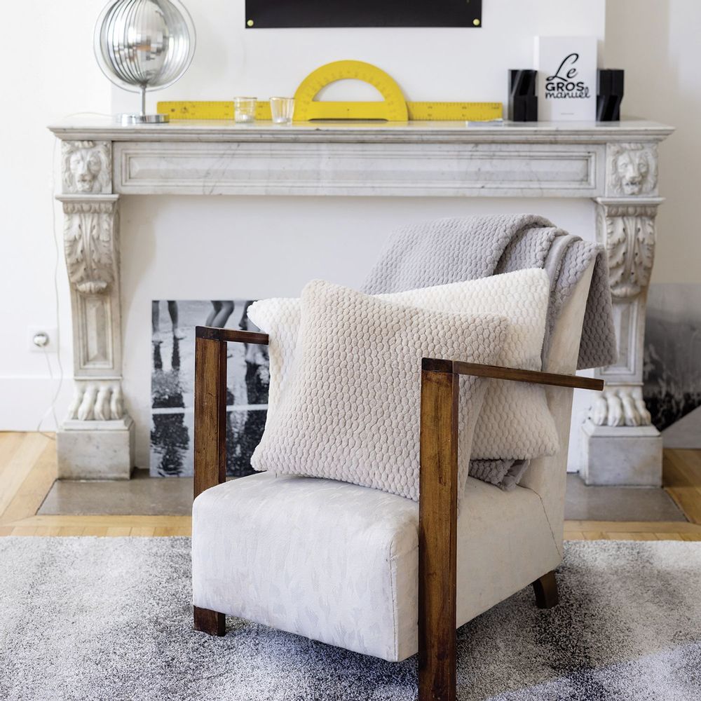 Throw blankets - Throw Georgia Perle 140 X 180 - MAISON VIVARAISE - SDE VIVARAISE WINKLER